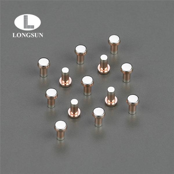 AgCdO Electric Silver Contact Rivets Low Resistance For  Protectors / Timers