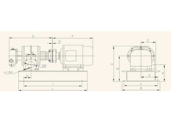 Non corrosive gas hydrogen circulation convey three lobe roots blower 4kw Port size DN50 2inch