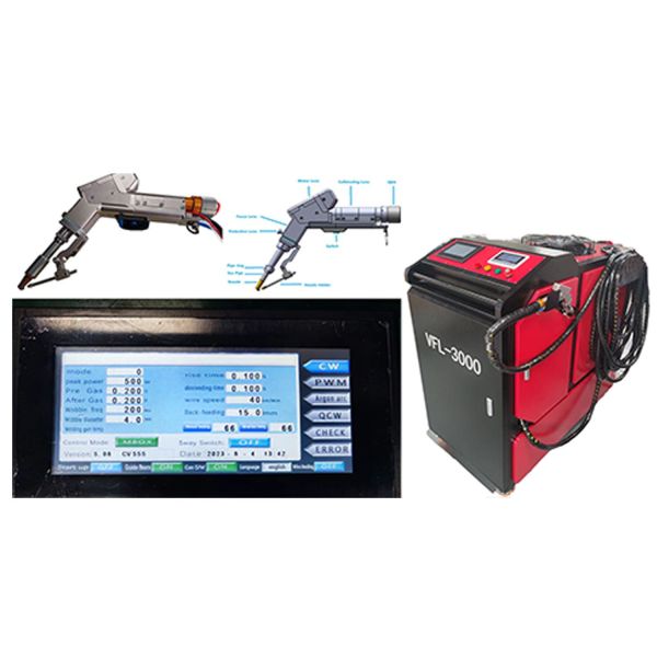 Metal Laser Welding Machine with 0.7 Kg Welding Gun and Narrow Welding Width for Precision Metal Welding