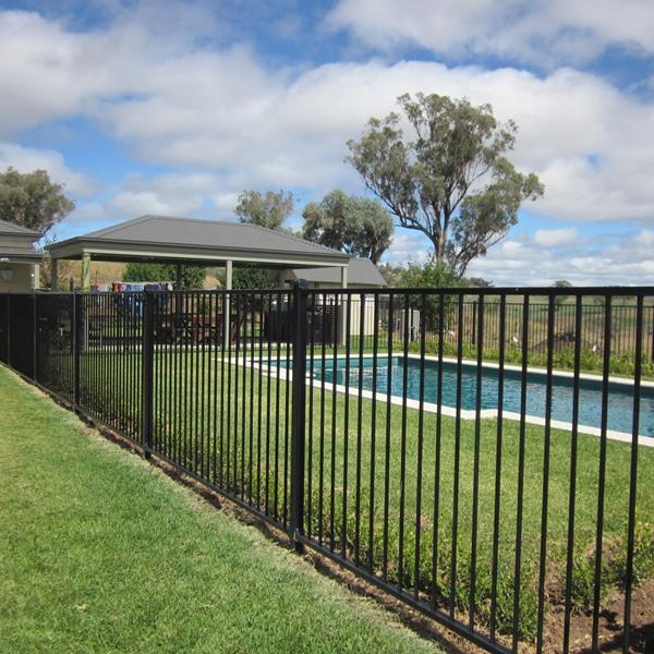 Commercial Buildings Perimeter Security Fence 6ft Galvanized Steel