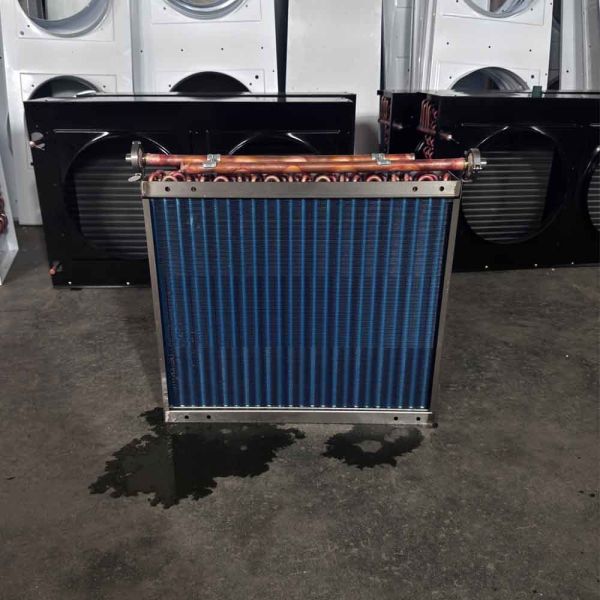 Refrigeration Spare Parts Water Chiller Plate Type Coil Air Cooled Aluminum Copper Tube Condenser High Efficiency Cold Storage 1