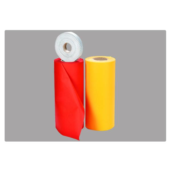 Red Green PP Spunbond Non Woven Fabric For / Shopping Bag / Packing Pocket Spring