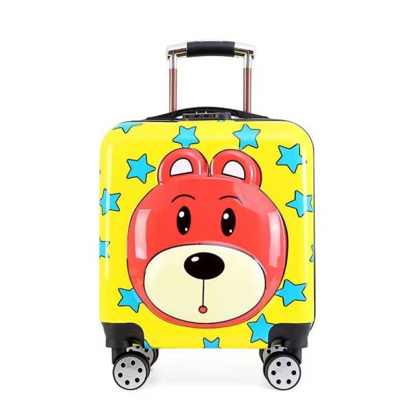 ABS Trolley Wheeled School Kids Rolling Backpack For Girl Boy