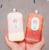 La boisson en plastique d'ODM de GV met 12 onces en bouteille pour le boire de thé de lait de Smoothie