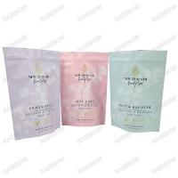 Bolsas de logotipo personalizado de alta qualidade à prova de umidade recolocáveis de qualidade alimentar Embalagens de sal de banho Bolsas de plástico de pé