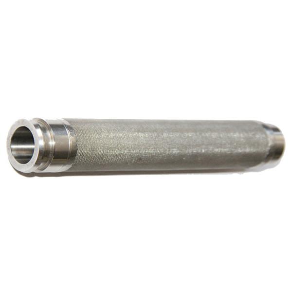 Silver Cylindrical Sintered Metal Filter 304 316 316 L  Corrosion Resistance