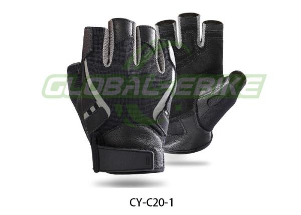 Luvas de ciclismo de palma de camarão de cabra respiráveis para ciclismo de montanha e fitness de estrada