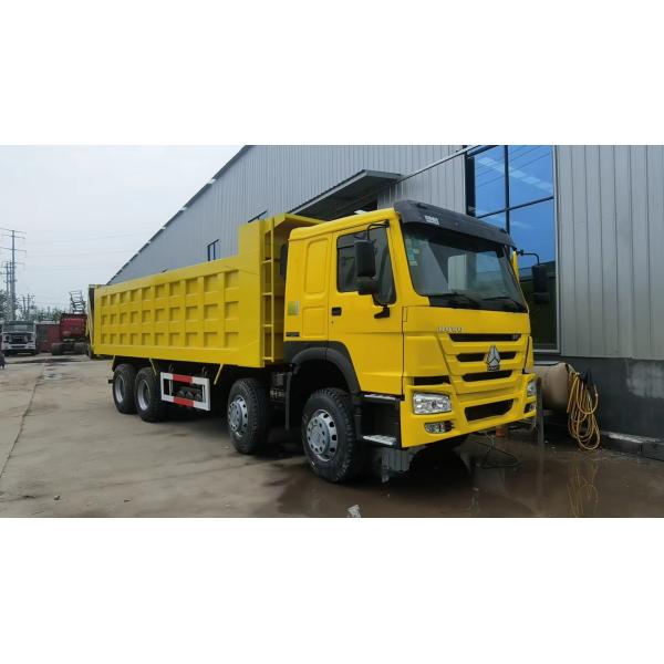 Used Fully Refurbished 371HP 8X4 HOWO Dump Truck with ABS Antilock Braking System
