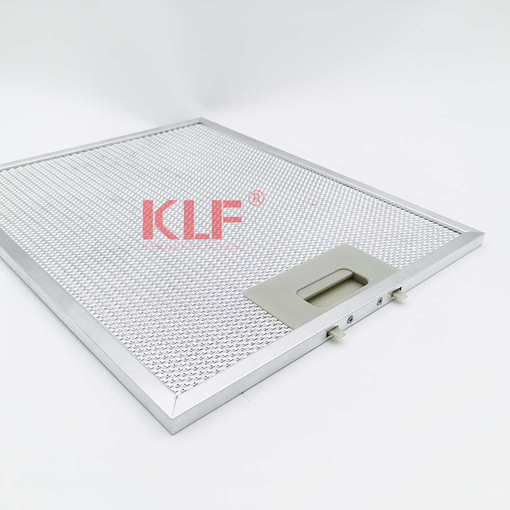 Aluminum Mesh Range Hood Filter with High Efficiency Grease Capture and Washable Reusable Design for Cooker Hoods