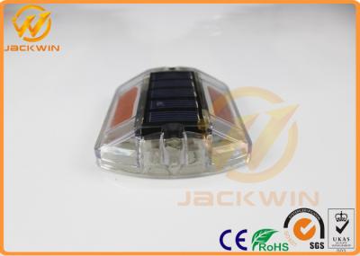 Yellow Polycarbonate Solar Road Cats Eyes Road Markings Path Deck Dock LED Light