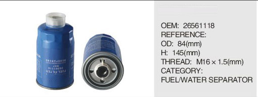 Truck Diesel engine parts fuel filter for perkins 26561118