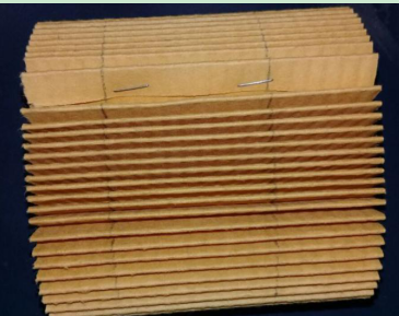 Оранжевый желтый клей фильтра материальный полный свободный от лечить фильтровальную бумагу фильтра для масла Eco