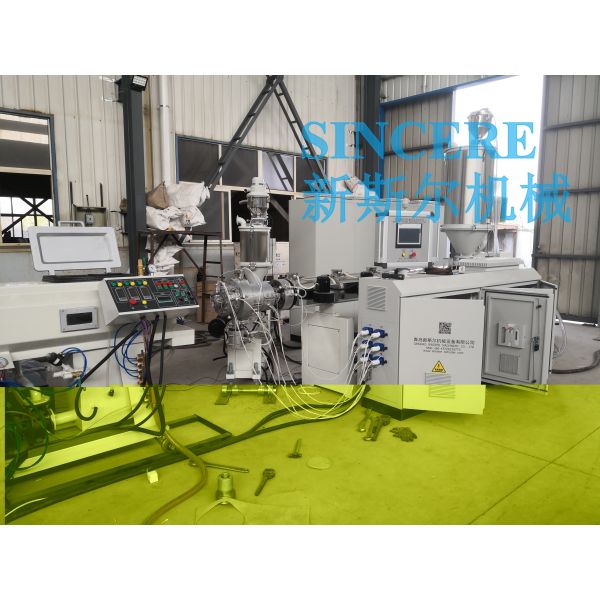 HDPE Spiral Pipe Extrusion Line Equipped with PLC Automatic Control System
