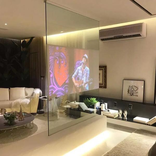 55 Inch Projected Nano Multi Touch Foil USB Interface 10 Touch Points Black Color