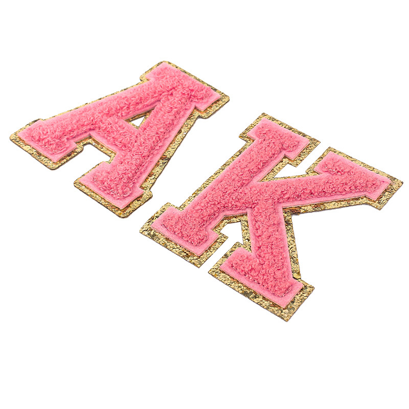 Custom Embroidered Large Patch Designer 3d Embroidery Iron on Chenille Patches for Men's Jackets