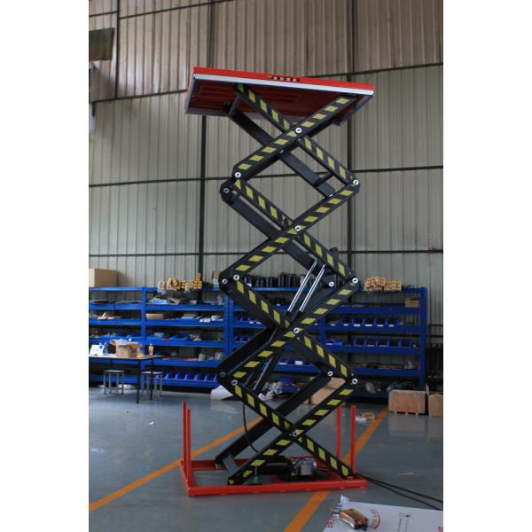 250 Kg 2500 Lb Electric Lift Tables Four Scissors High Height 165