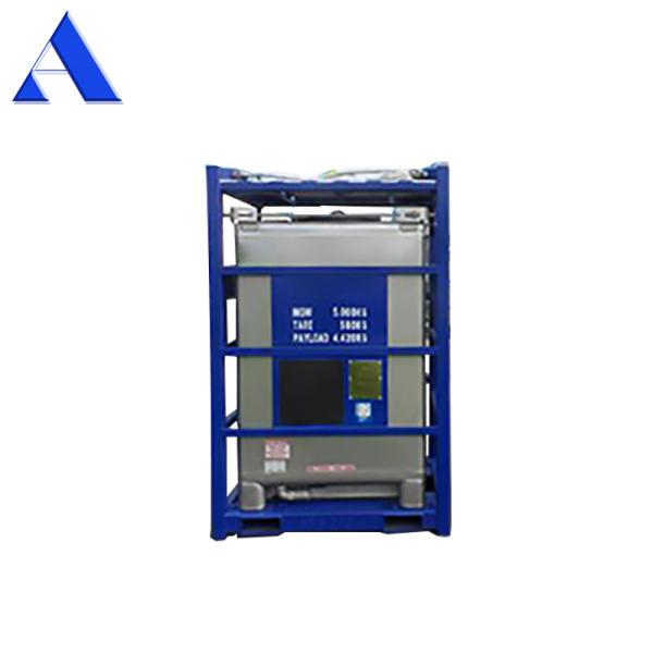 オーダーメイド 550GAL DNV 2.7-1 標準オフショア鋼 IBCタンクコンテナ CSCとBVによって認定されたリフティングフレーム状態