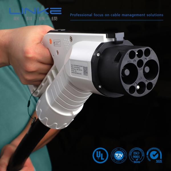 V0 Grade Thermoplastic Shell EV car charging cable With Copper Alloy Terminal