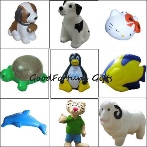 Customed printed logo pu stress ball promotion gift