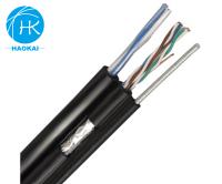 PVC Jacket Outdoor LAN Cable FTP CAT5E Network Cable With Steel Messenger