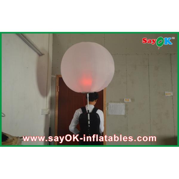 0.8m Diameter Outdoor Inflatable Backpack Advertising Balloon Oxford Cloth