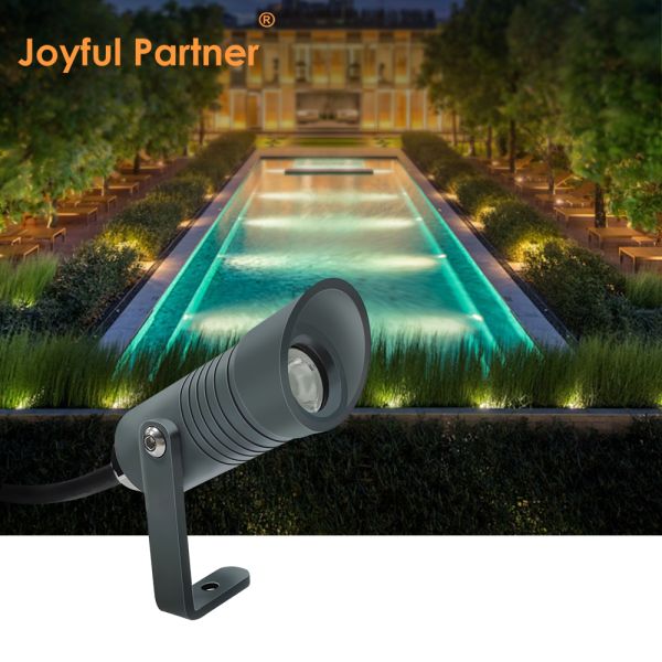 LED Garden Spot Light Aluminum Housing Outdoor Powder Coating 1W IP65 DC24V For Outdoor Pathway