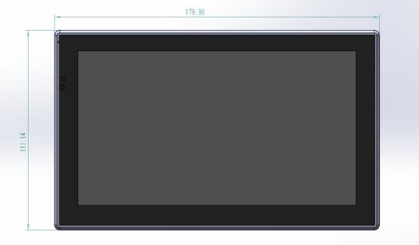 Industrial POE Ethernet Power 7 inch Wall Mount Android Display HVAC Touch Screen HMI Controller