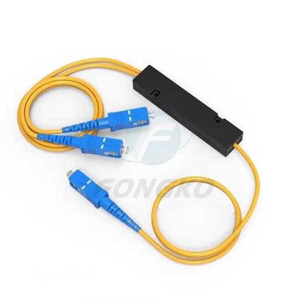 КОРОБКА Abs Splitter Fbt оптического волокна Splitter оптического волокна длины волны 1310 1550nm 1*2 Fbt муфты оптического волокна 1*2 двойная
