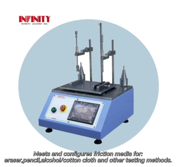 Machine d'essai de résistance à l'abrasion de précision utilisée pour l'essai de la durée de vie du cuir par friction