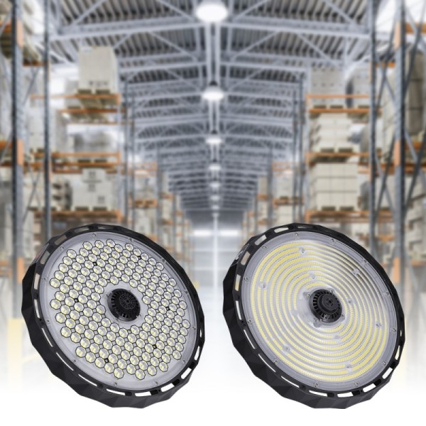 5-Year Warranty IP65 Rated 0-10V Dimmable UFO LED High Bay Light for Industrial Lighting