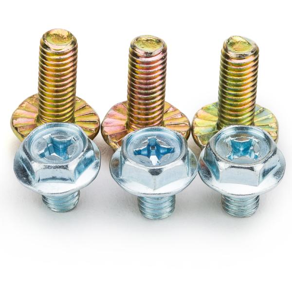 М5-М100 Механический винт для фланца с оцинкованным внешним шестиугольником и нескользящей поверхностью