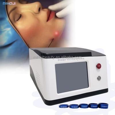 Máquina de lipoaspiração a laser de 980 nm Laser de diodo portátil para remoção vascular