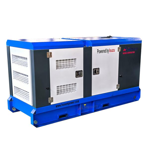 4-cylinder diesel generator| 48kVA Soundproof by Isuzu diesel engine