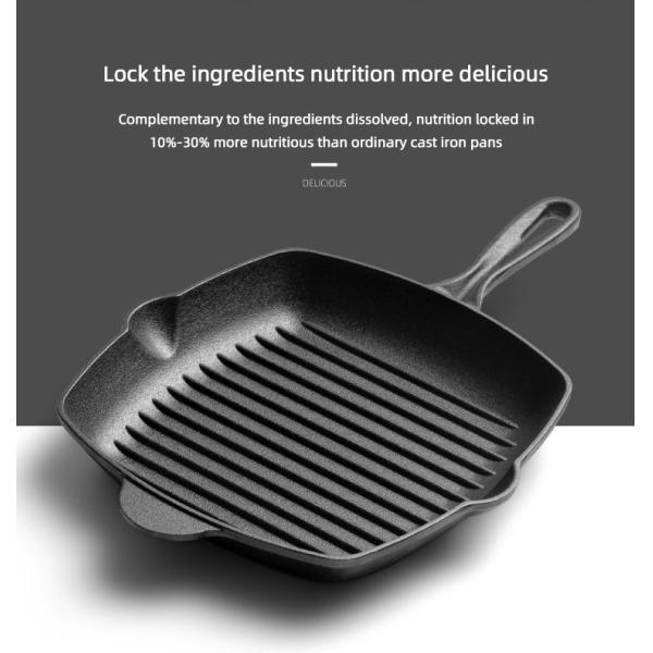 Варящ литое железо лотка гриля Stovetop кухни не вставьте современный дизайн