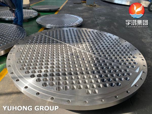Customizable Heat Exchanger Tubesheet Heat Exchanger Components Corrosion Resistance