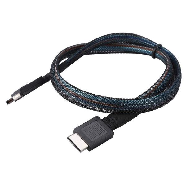 SFF-8611 PCIe Gen3 0.5M 4i Oculink Cable For Computer Server