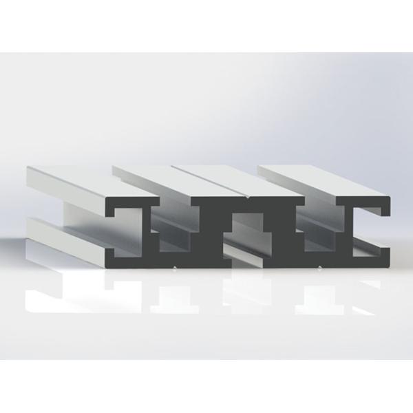 Customized 15 * 60 T Slot Extruded Aluminum Framing Systems Natural Anodized