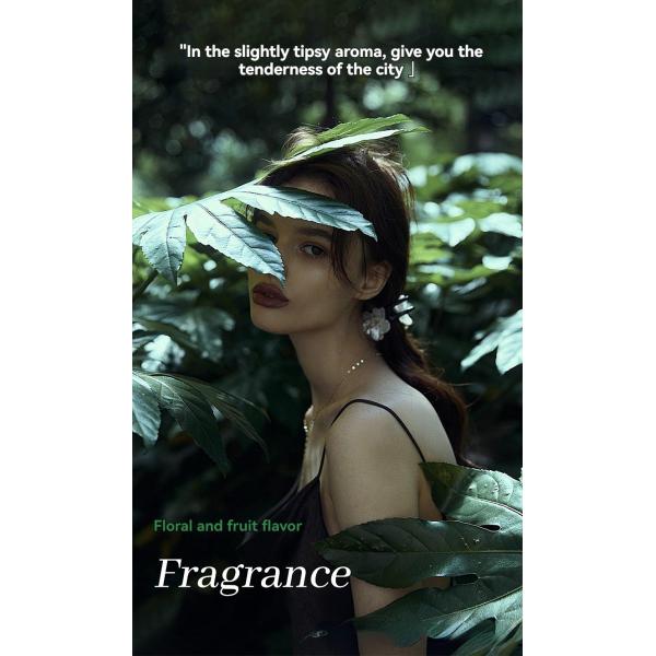 Custom Green Vase Perfume Fresh and Lasting Eau de Toilette for Women's Body Perfume