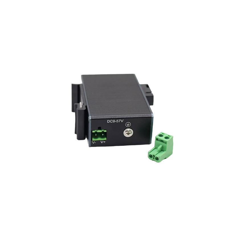 Industrial Mini Gigabit Fiber Ethernet Switch 1 Fiber 1 RJ45 Port 1000Mbps Network Switch