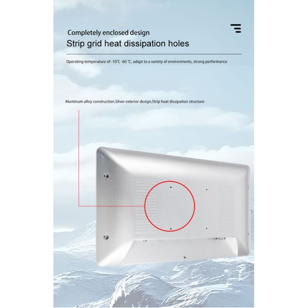 13.3'' 15.6'' 18.5'' 21.5'' ABS Open Frame Multi-touch Capacitive HDM1 IP66 Front Industrial Monitor With IPS LCD 2k