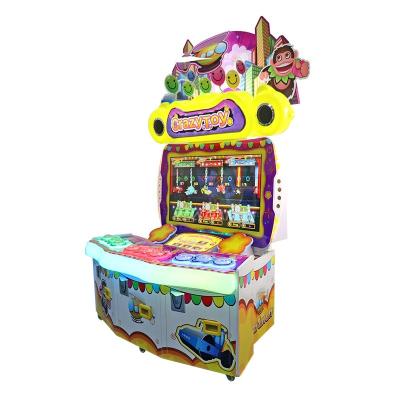 Máquina de jogo a fichas da redenção do bilhete dos brinquedos loucos