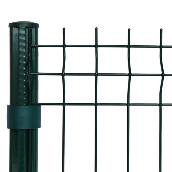 Long Service Life Anti UV Powder Coated 50x200mm Mesh 3D Curved Fence Welded Wire Mesh Fence for Highway and Park