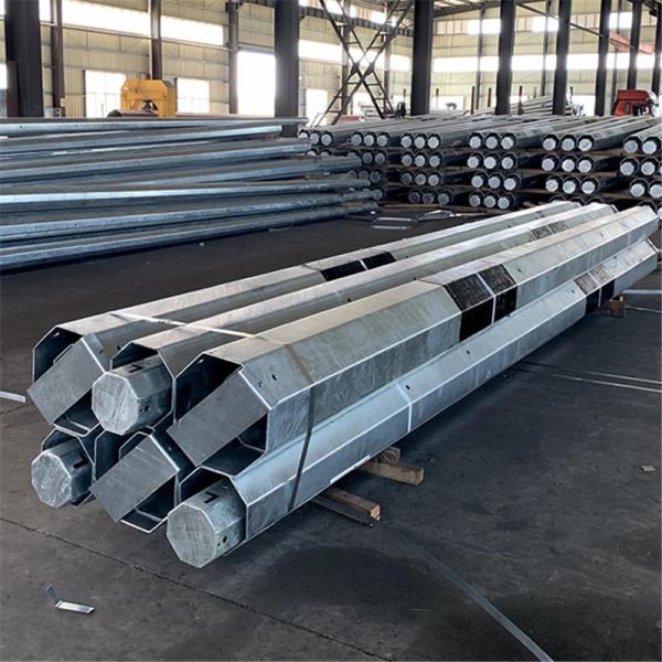 5G Octagonal Galvanized Communication Monopoles