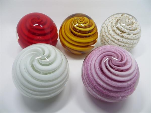Glass paperweight,  glass ball,  glass round ball