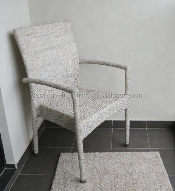 Rattan Stackable Outdoor Dining Chairs for Hotel Sports Venues Villa & Living Room Use-Restaurant Quality