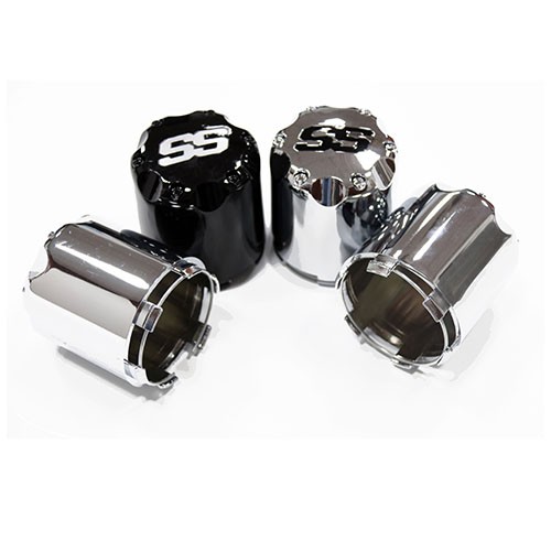 Golf Cart Wheel Rim Central Cap Covers SS