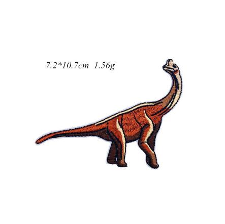 Good quality embroidery patch dinosaur patch for garment or bags