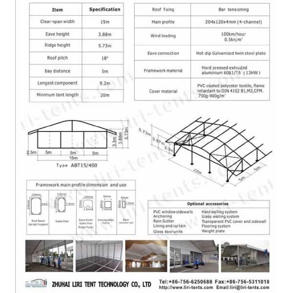 Luxury garden arcum tent for cottage decoration