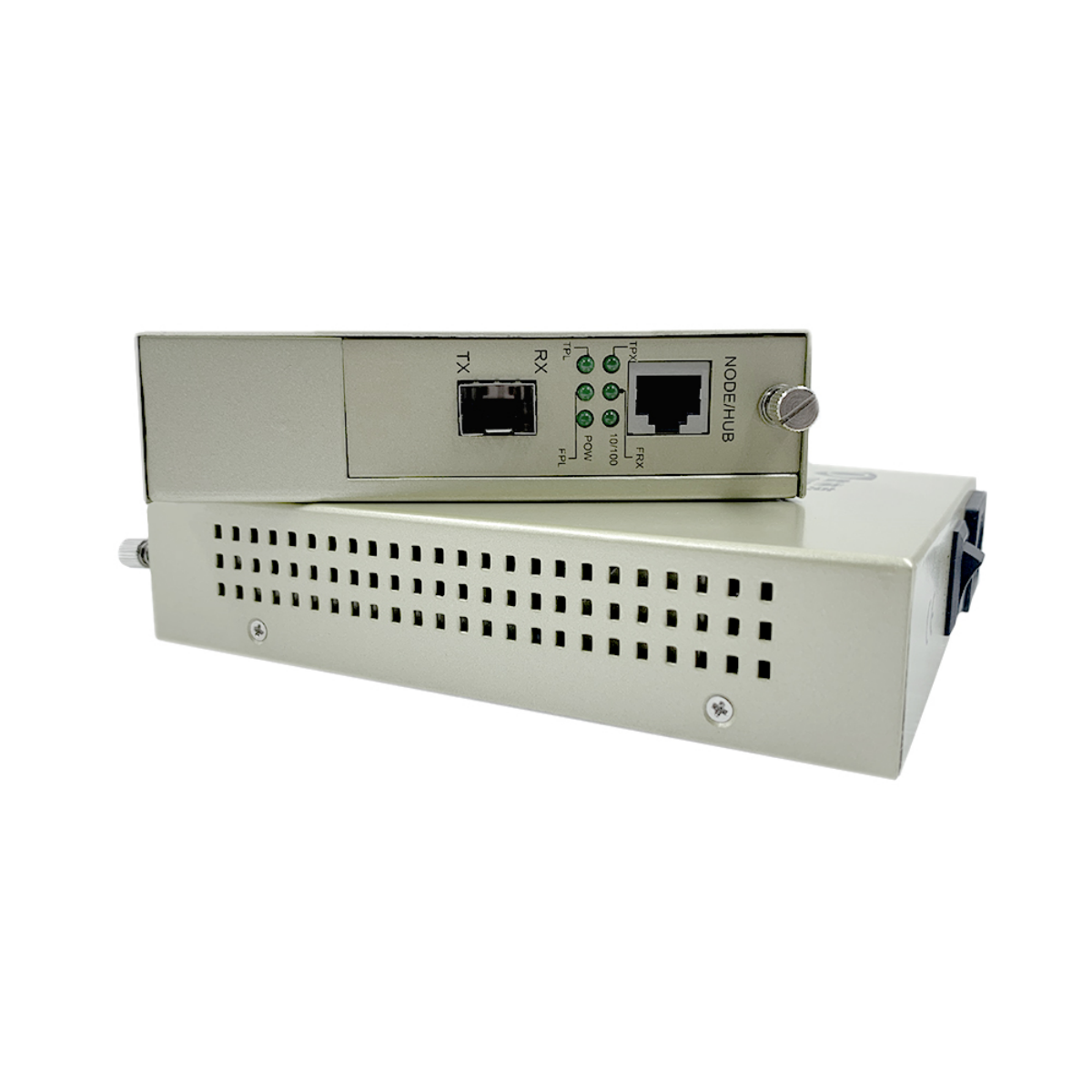 Преобразователь медиа PoE SFP оптоволоконный 10/100M Ethernet Неуправляемый бюджет 30W
