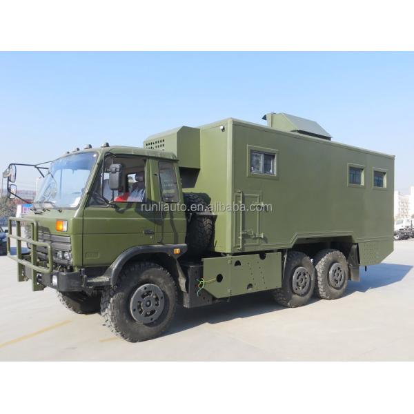 Dongfeng 6x6 camioneta de carga totalmente conducida camión de comida móvil GB17691-2005